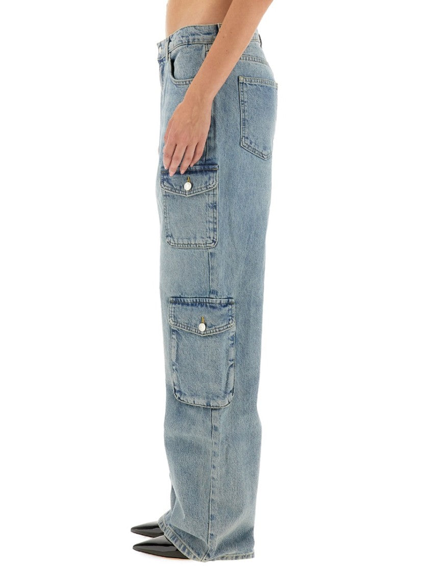 Moschino Cargo Pants With Vintage Light Wash