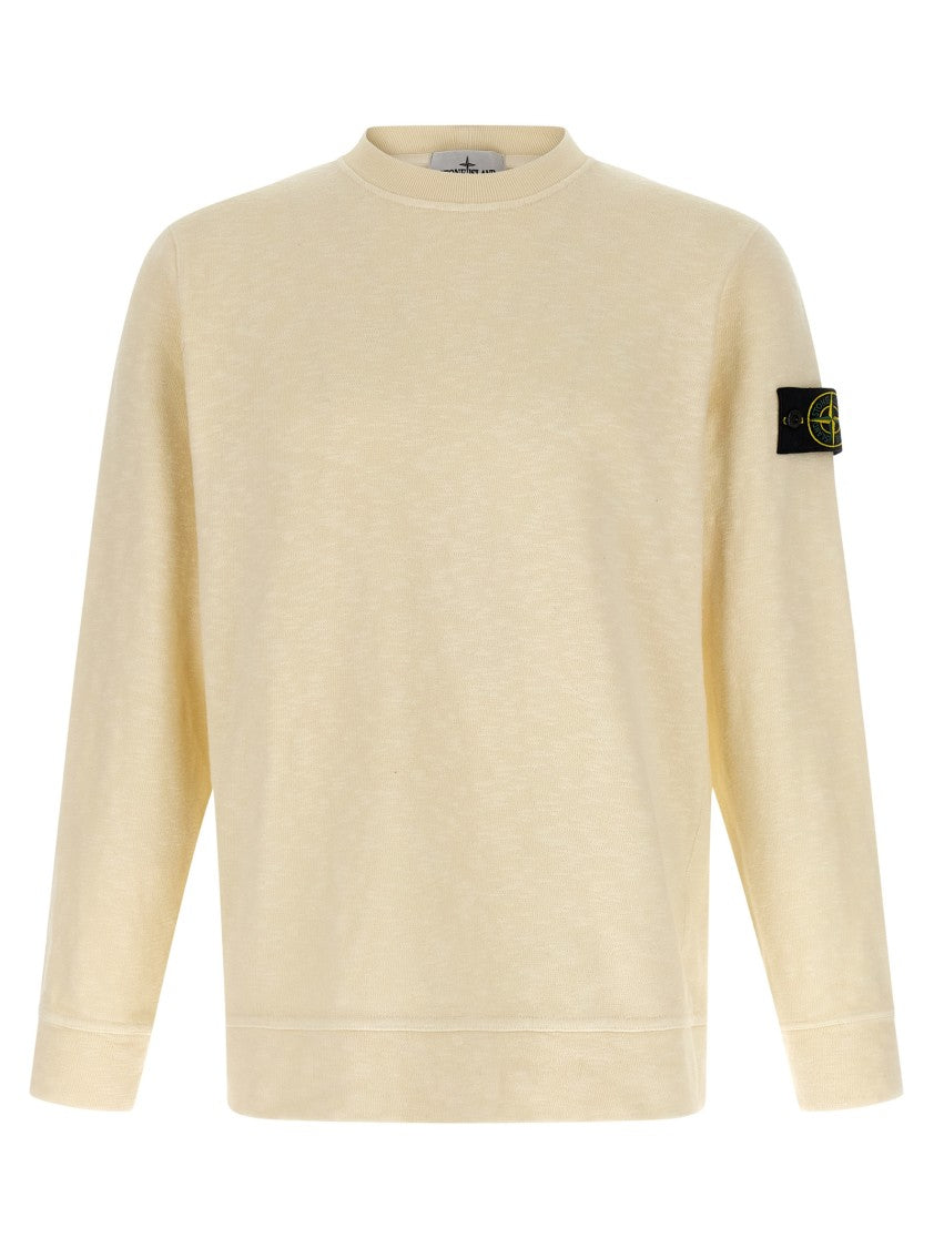 Stone Island Logo Badge Sweatshirt