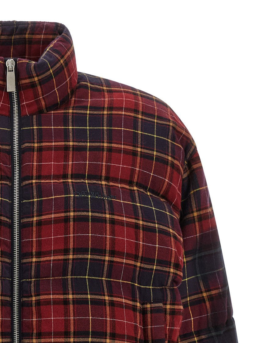 Off-White Check Flan Arrow Spray' Down Jacket
