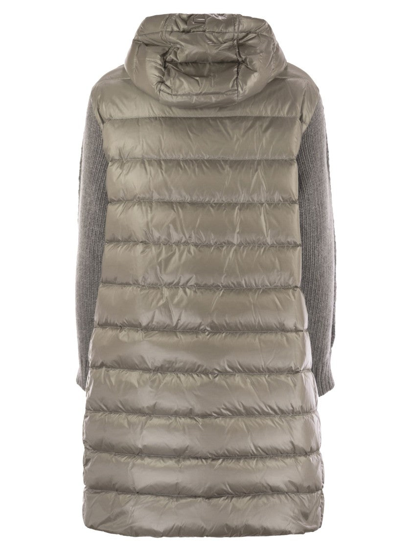 Herno Resort Down Jacket In Ultralight Nylon And Mesh