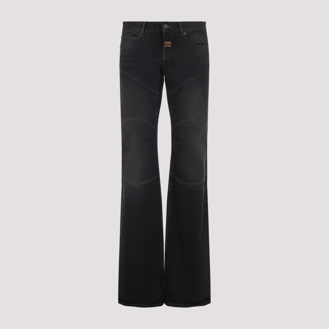 Balenciaga Flared Leg Trousers With Unique Stitching