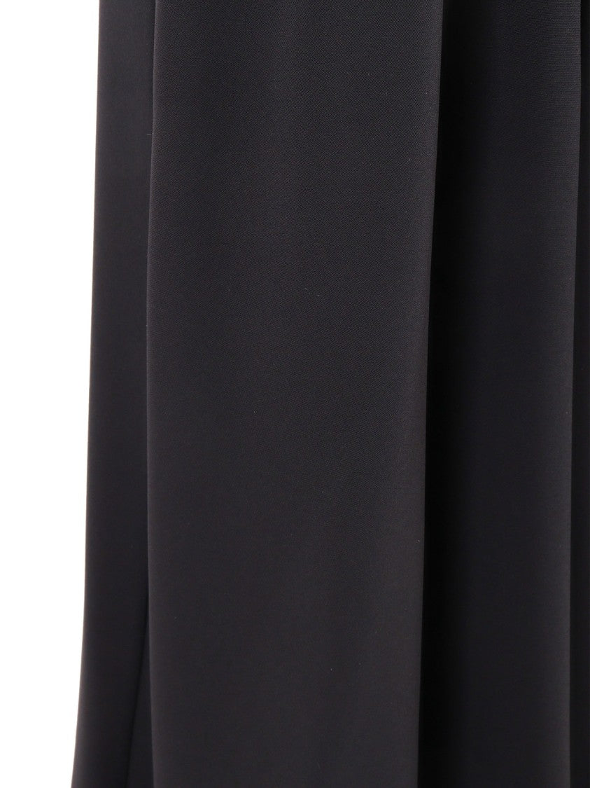P.A.R.O.S.H. High Waist Black Maxi Skirt