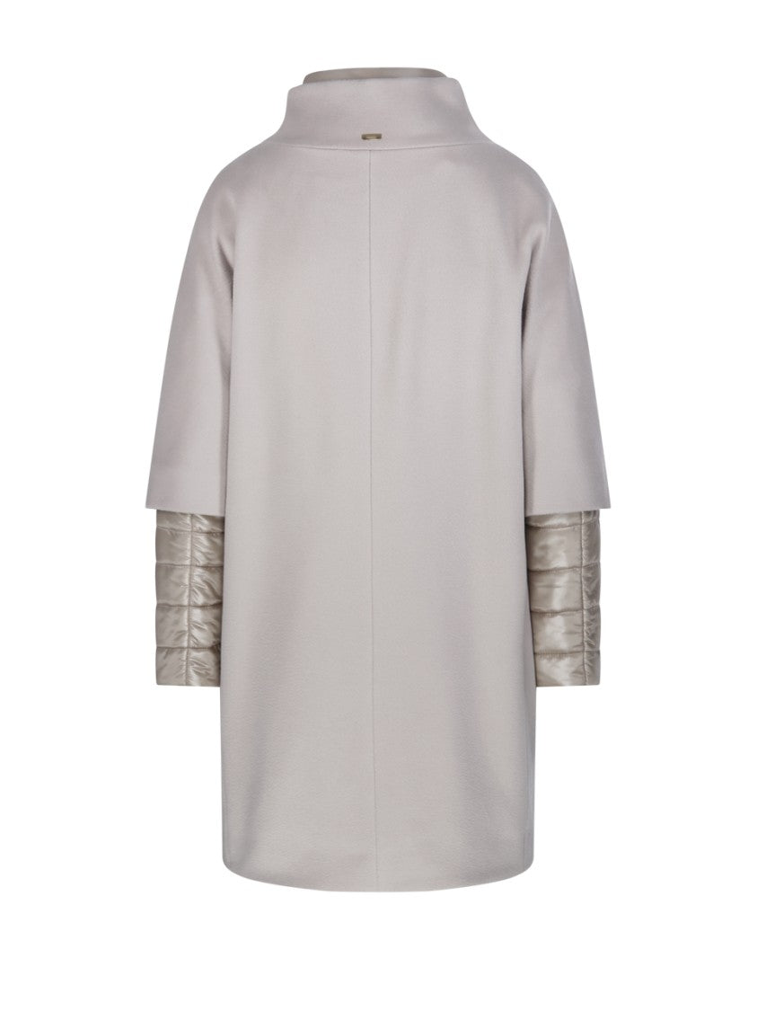 Herno High Collar Wool Coat