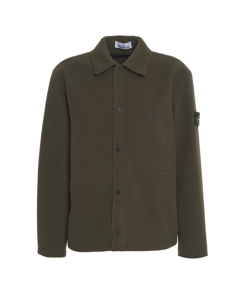 Stone Island Textured Bouclé Overshirt