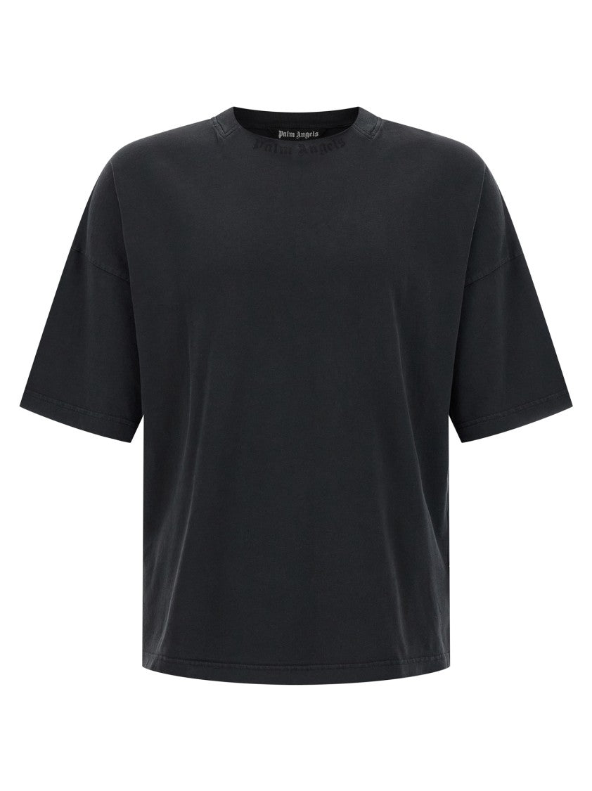 Palm Angels Curved Logo' T-Shirt