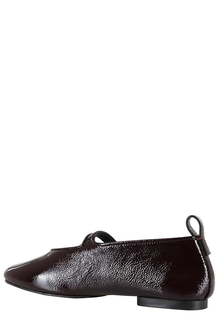 Soeur Madeline Glossy Patent Leather Ballerina Flats