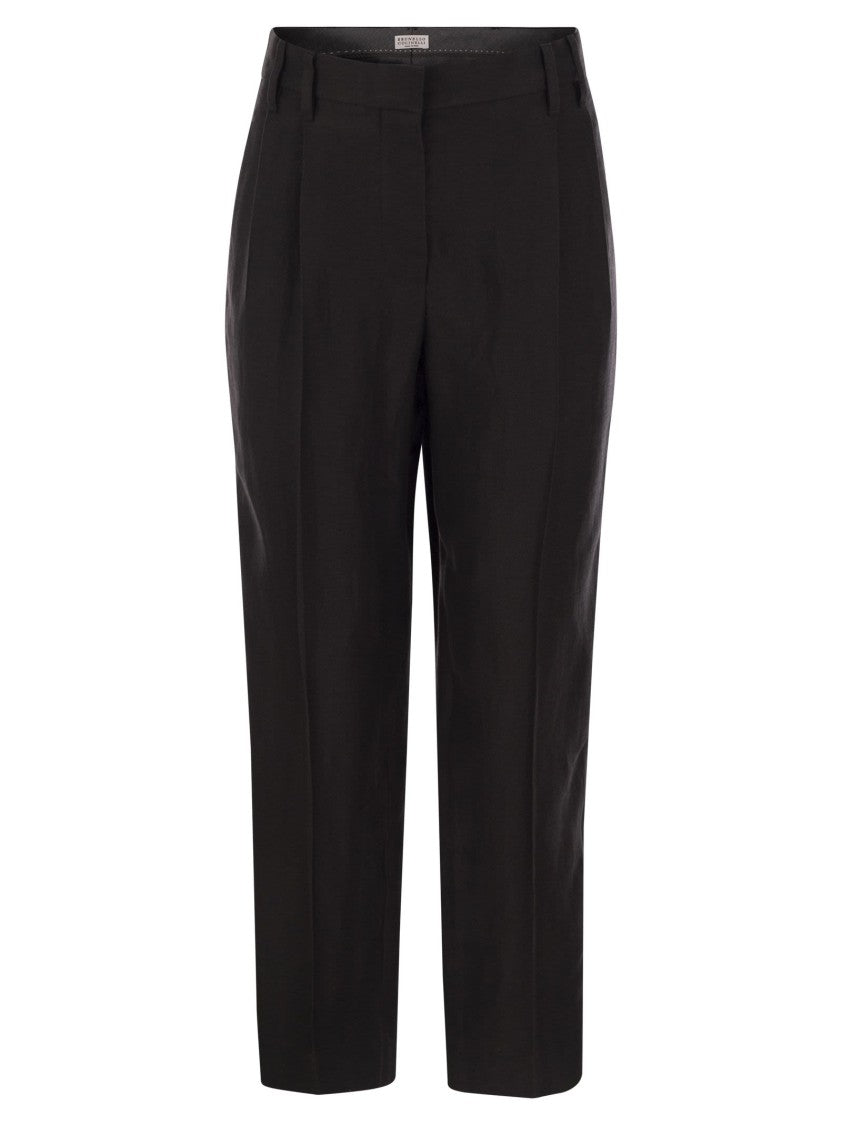 Brunello Cucinelli Slouchy Trousers In Viscose