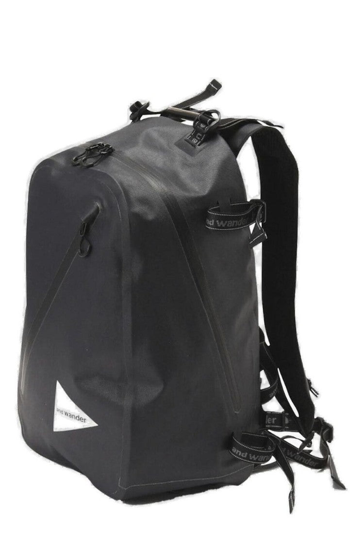 And Wander Structured Black Bag With Minimalist Design