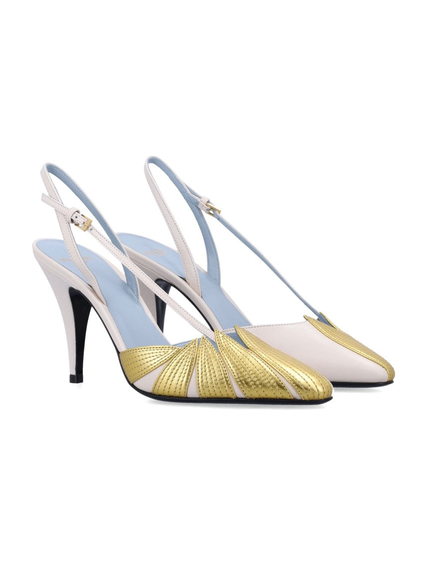 Valentino Garavani Folifoliage Sling Back