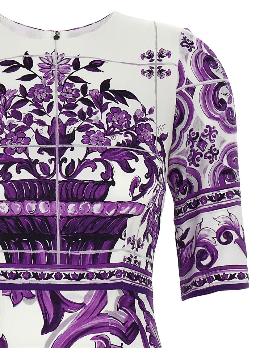 Dolce & Gabbana Maiolica' Print Dress