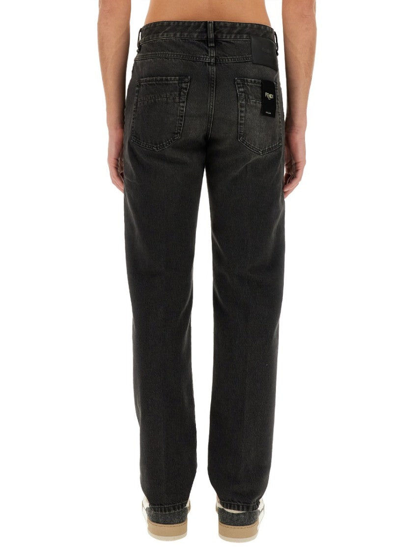Fendi Dark Denim Regular Fit Jean