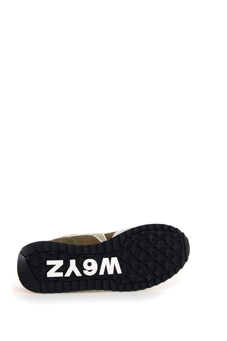 W6yz Avant-Garde Suede And Technical Fabric Sneakers
