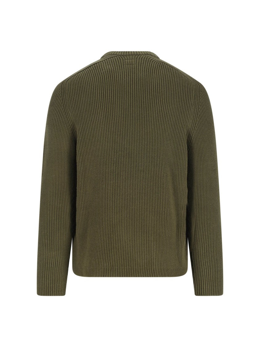 C.P. Company Logo Crewneck Sweater – Green