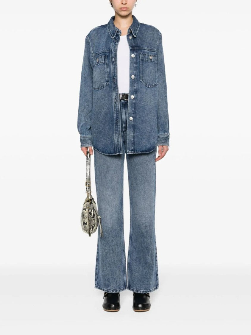 Isabel Marant Belvira High-Rise Bootcut Denim  Jeans