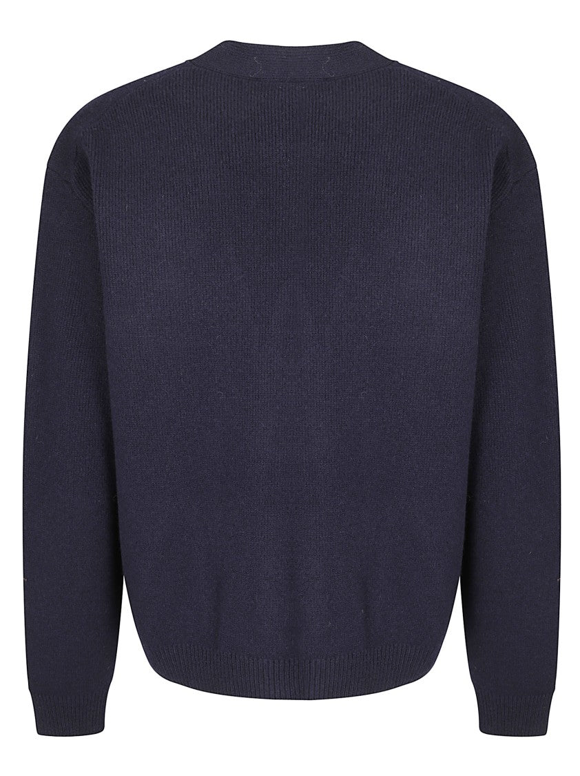 Maison Kitsuné Fox Head Milano Lambswool Cardigan