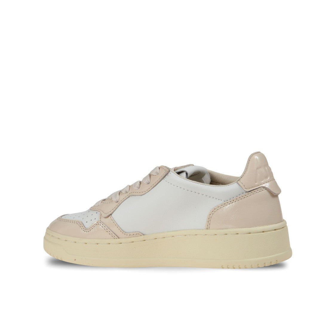 Autry Medalist Low Pink Leather Sneakers