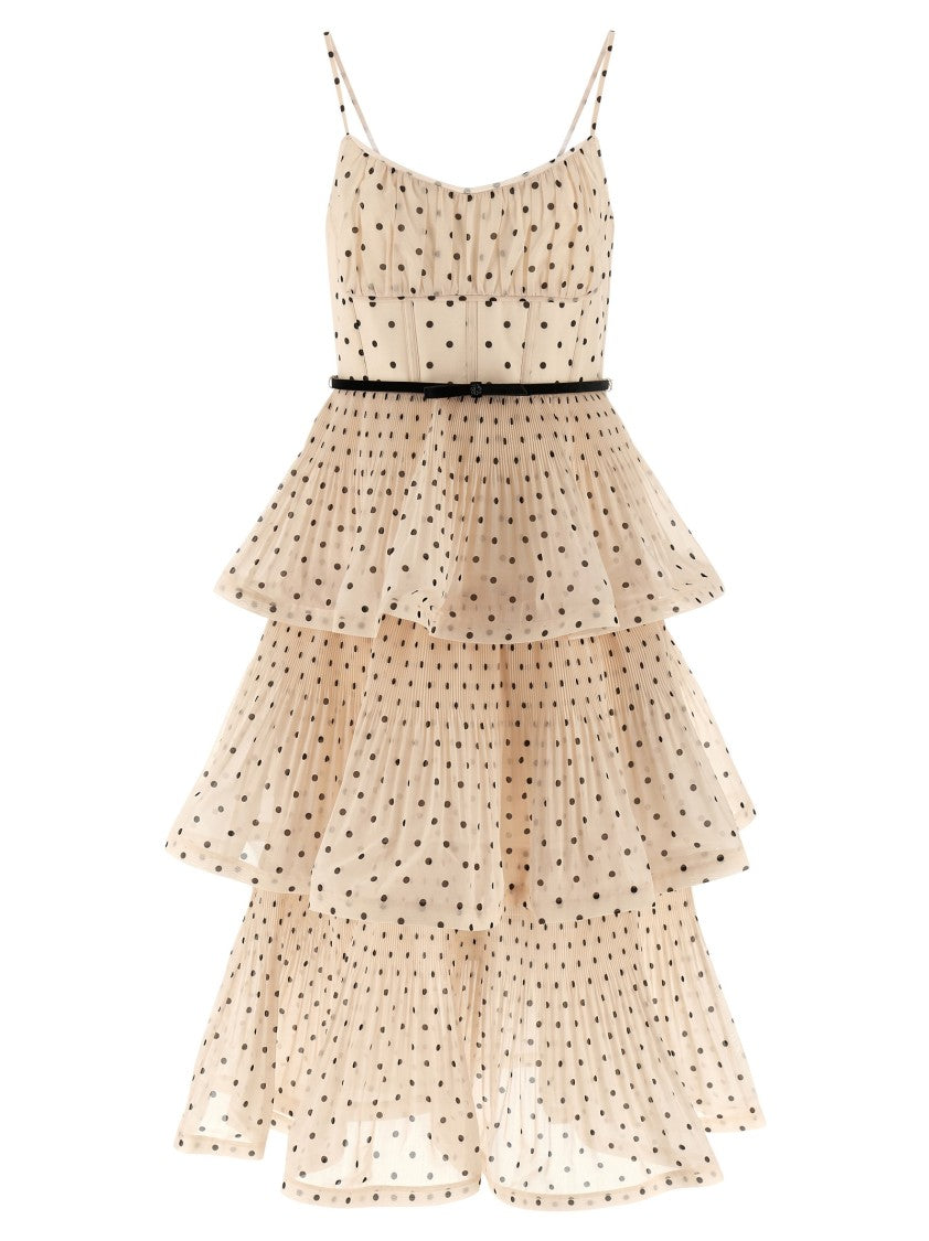 Zimmermann 'Pleated Tiered Midi' Dress
