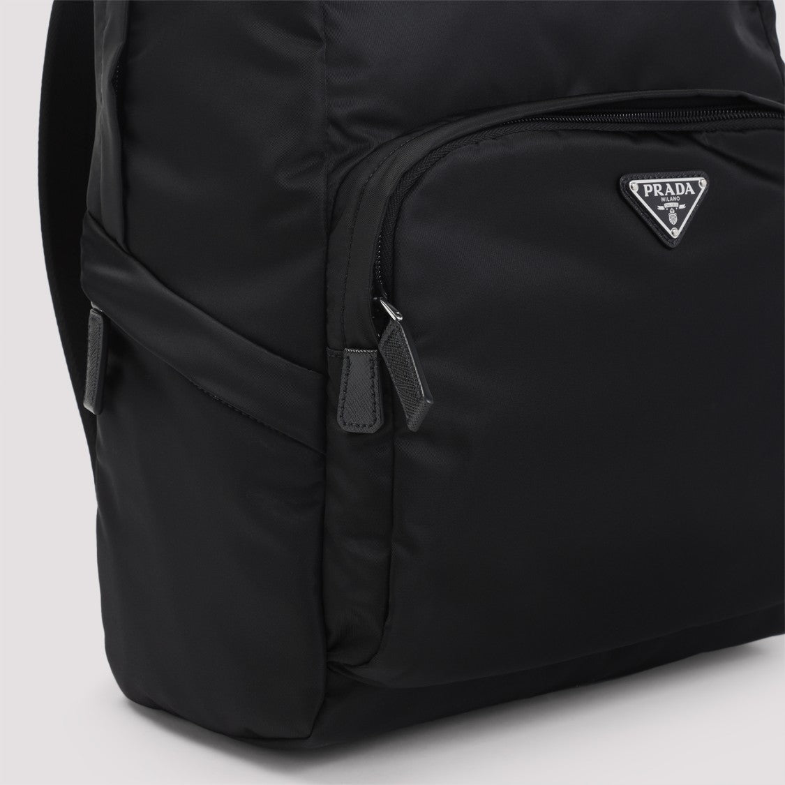 Prada Bucket Bag In Recycled Polyamide And Leather