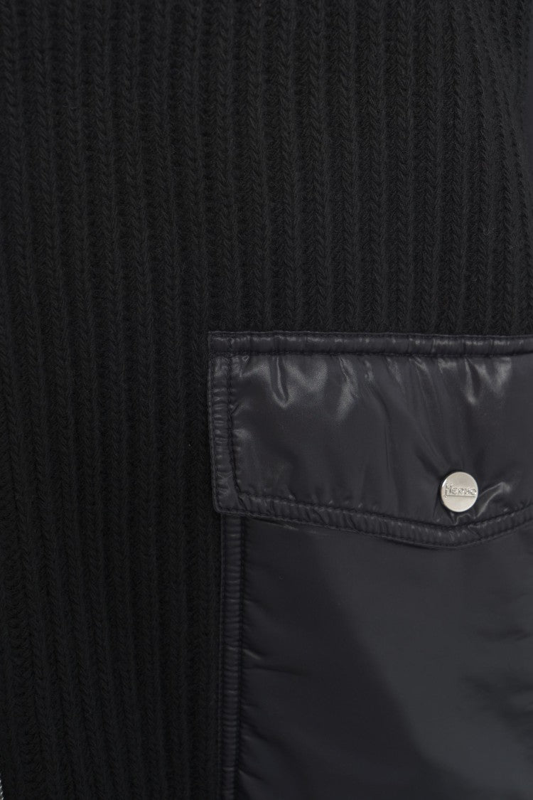 Herno Resort Jacket With Half-English Knit