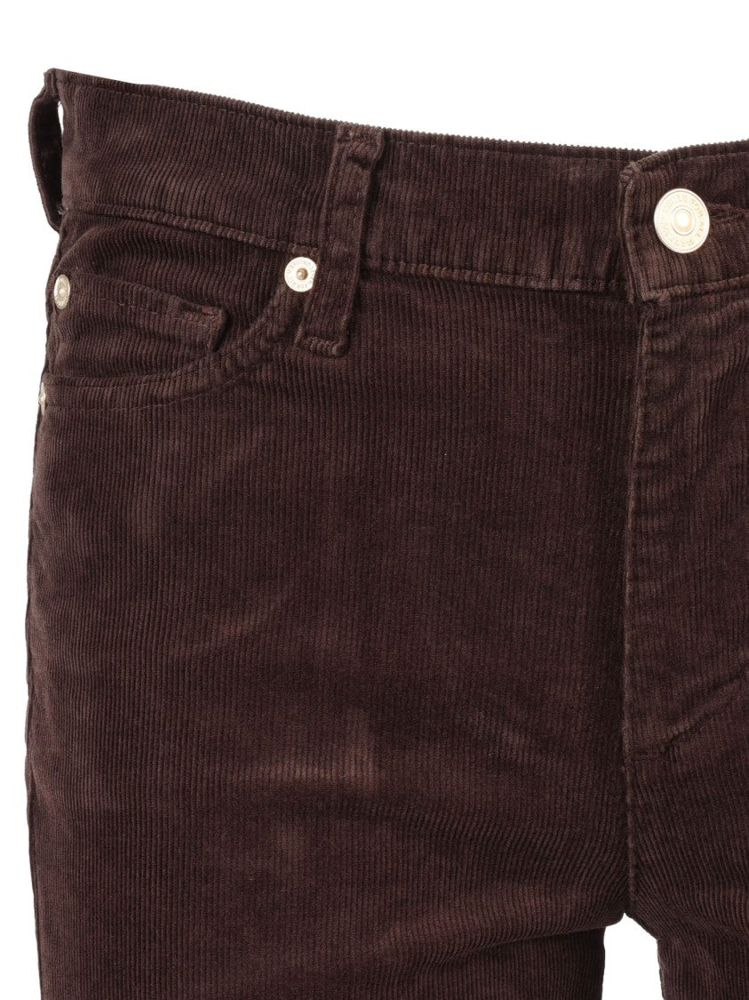 7 For All Mankind Coffee Bean Twisted Dojo Tailorless Corduroy
