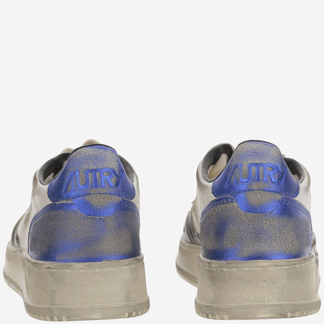 Autry Colorblock Low-Top Sneakers With Lace-Up Front And Signature Details