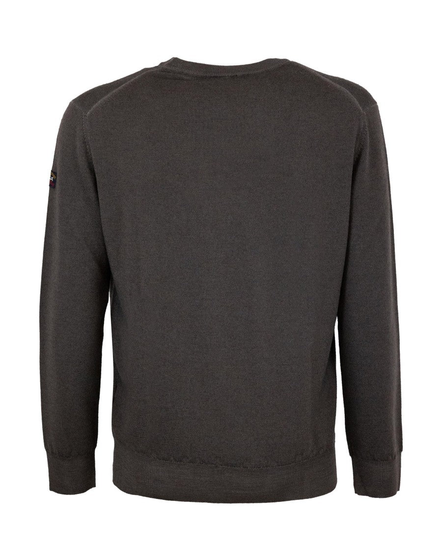 Paul & Shark Extrafine Chestnut Wool Sweater