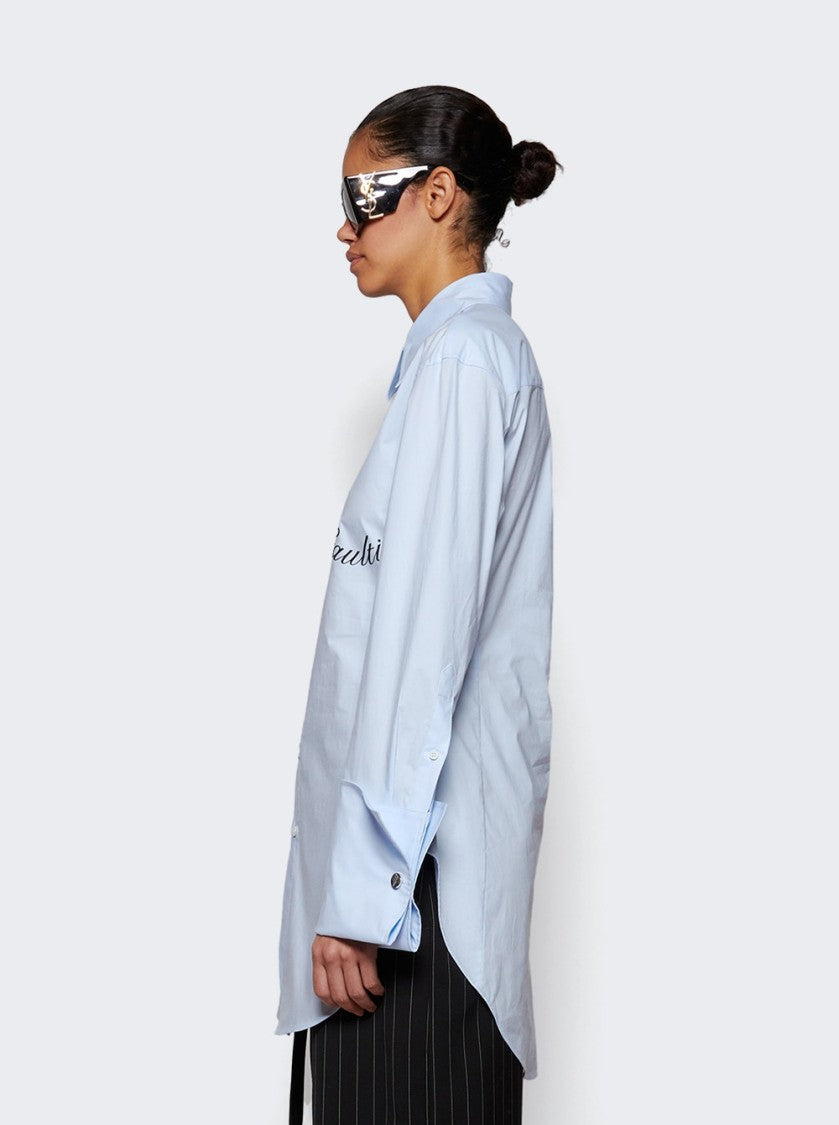 Jean Paul Gaultier Poplin Shirt Baby Blue