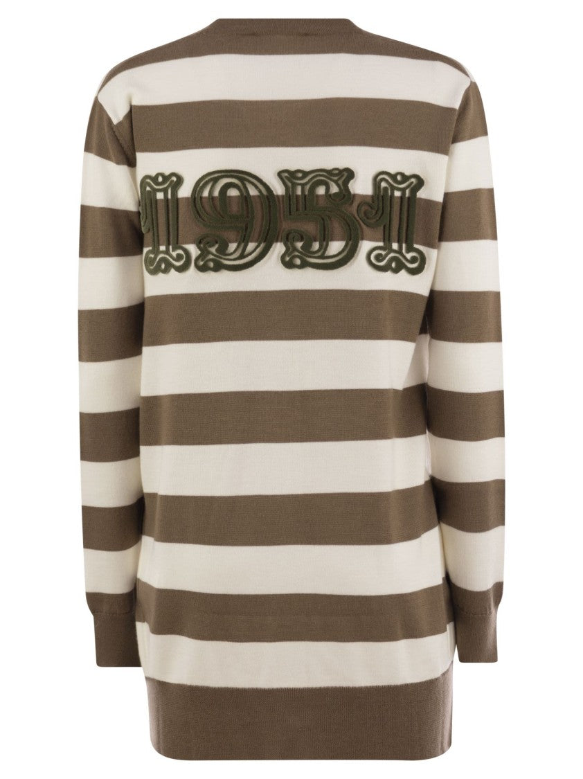 Max Mara Fiemme - Long Striped Wool Cardigan