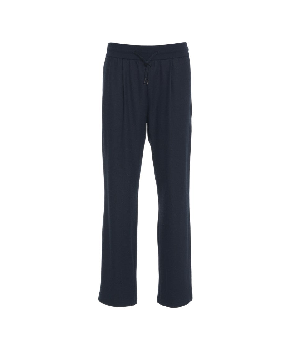 Herno Straight-Cut Joggers With Adjustable Drawstring