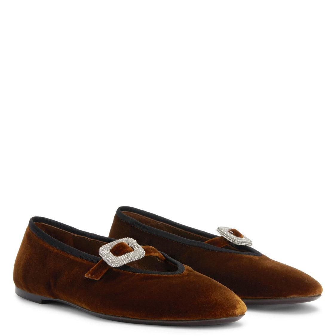 Giuseppe Zanotti Georgia Buckle Ballerinas