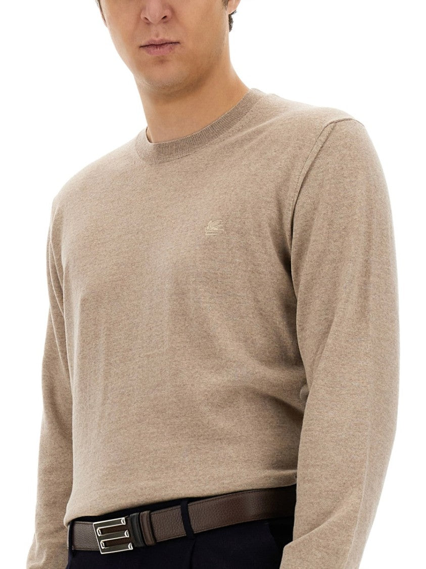 Etro Crew Neck Wool Jersey