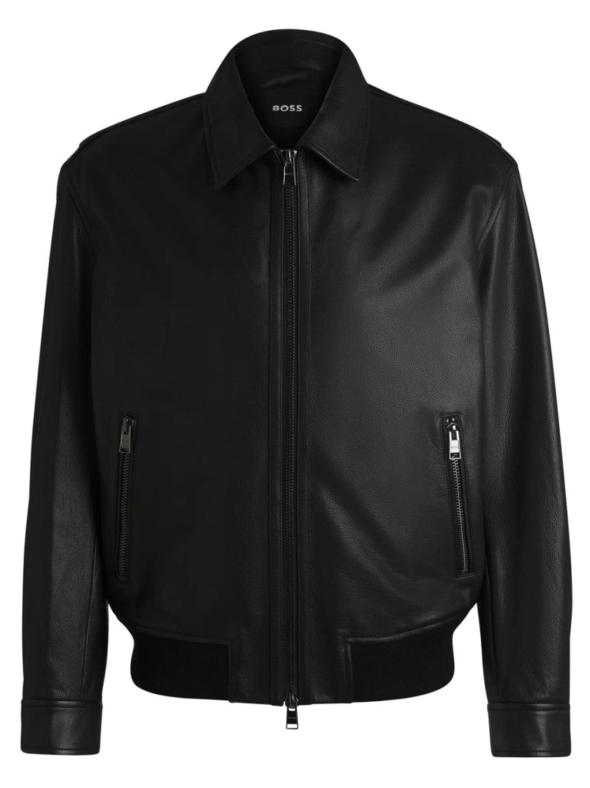 Hugo Boss Classic Black Bomber Jacket