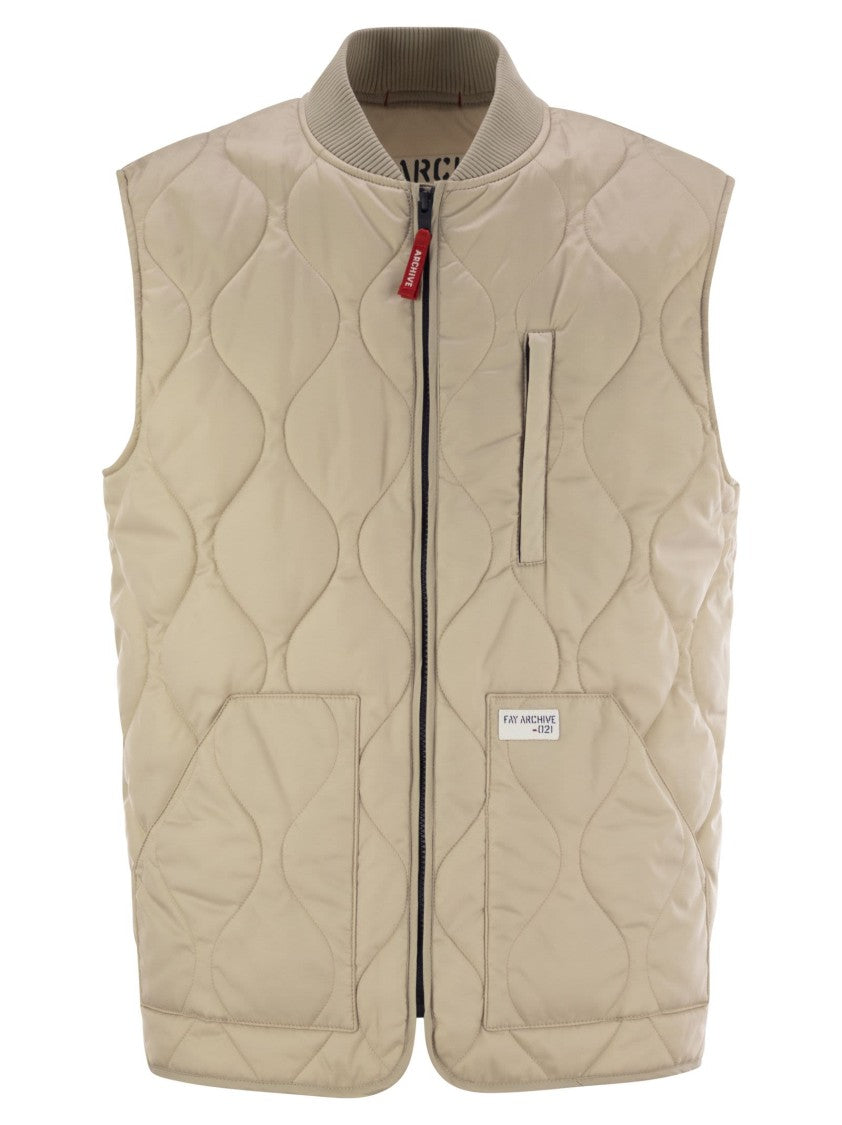 Fay Quilted Vest - Fay Archive