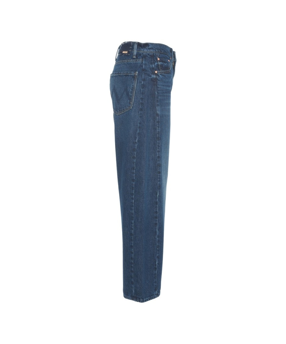 Mother High-Waist Wide Leg Trousers