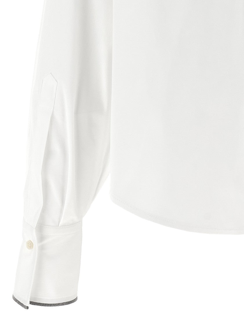 Brunello Cucinelli Stretch Cotton Poplin Shirt