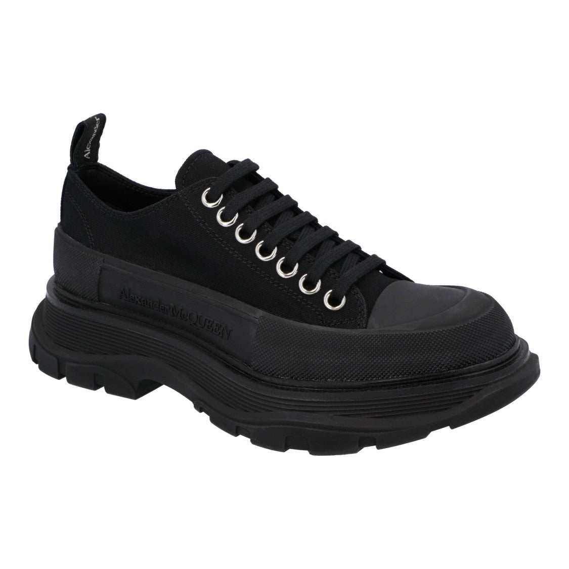 Alexander Mcqueen Black' Tread Slick Lace Up