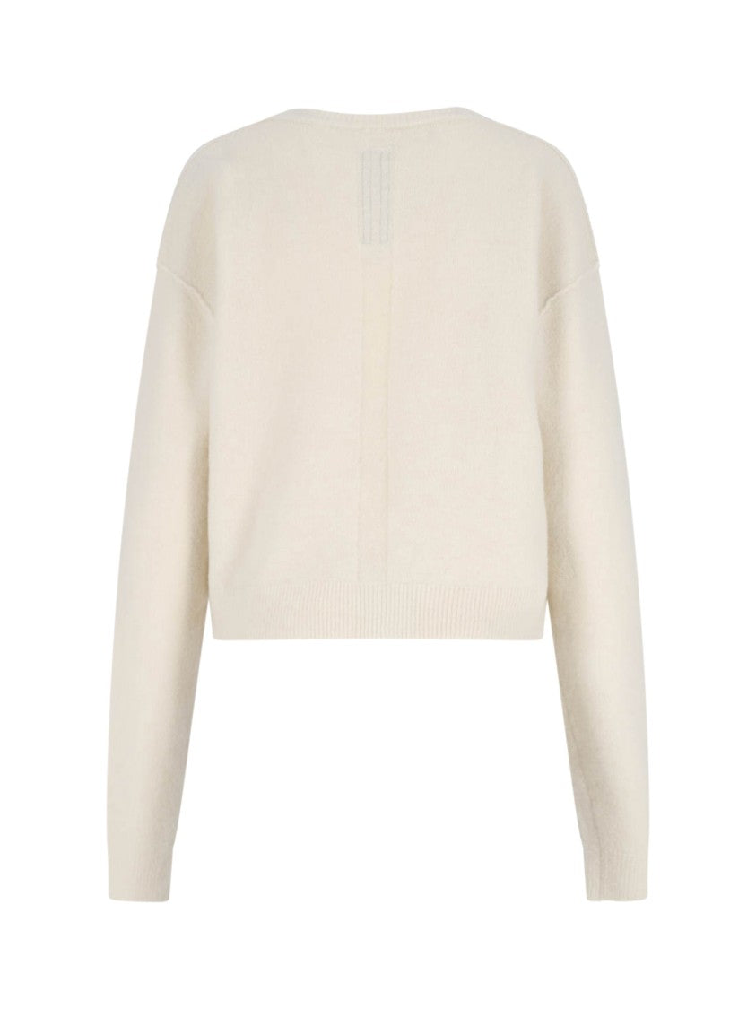 Rick Owens Alpaca Wool Sweater – Cream