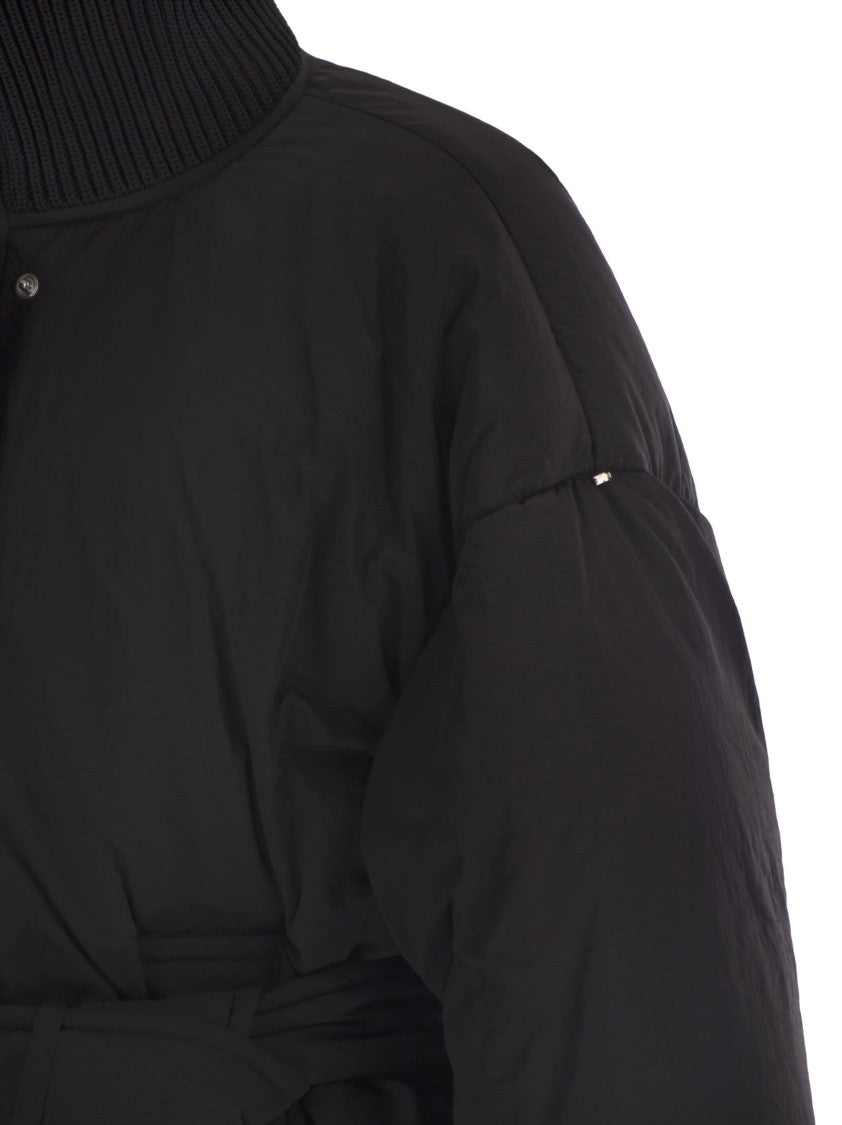 Sportmax Casarsa - Long Water-Repellent Down Jacket