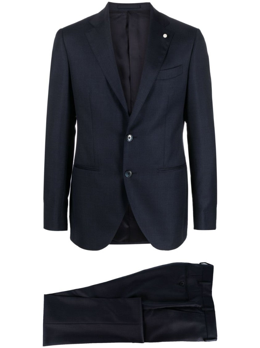 Luigi Bianchi Suit With Logo