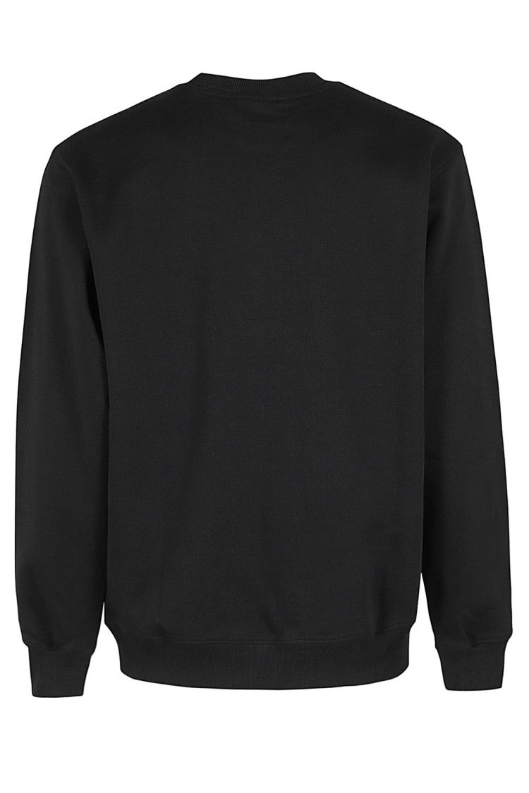 Drôle De Monsieur Black Sweater With Crew Neckline