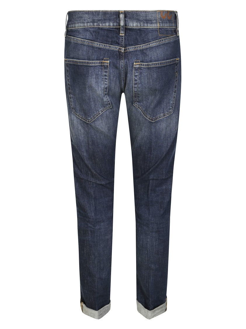 Dondup Tailored Straight-Leg Jeans With Classic Five-Pocket Design