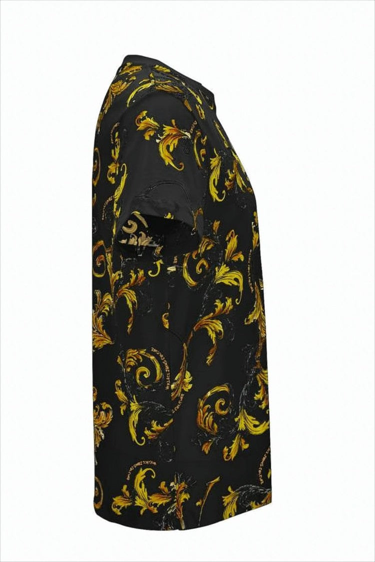 Versace Baroque Patterned Short-Sleeve Versace T-Shirt
