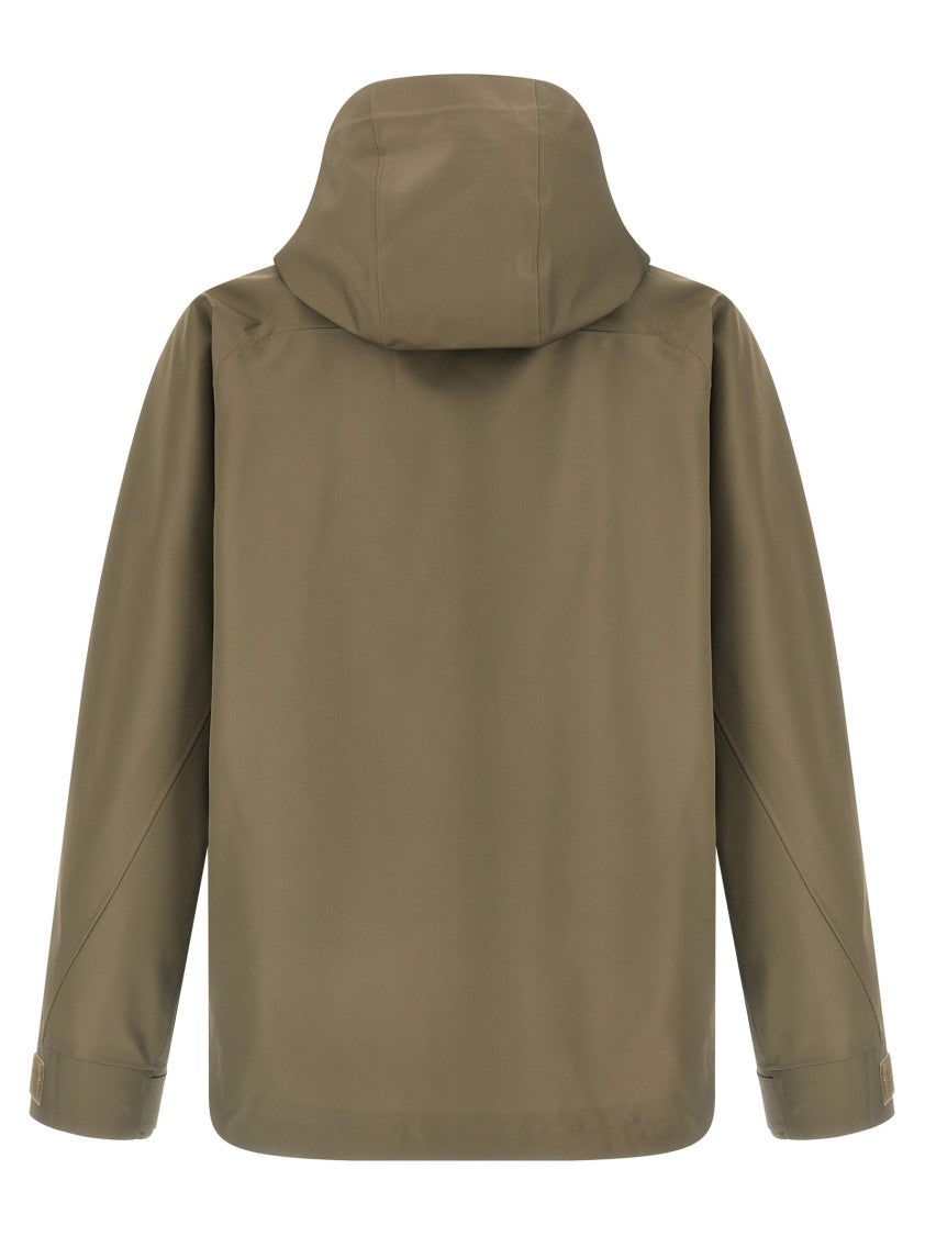Undercover Water-Repellent Nylon Jacket With Futuristic Artwork