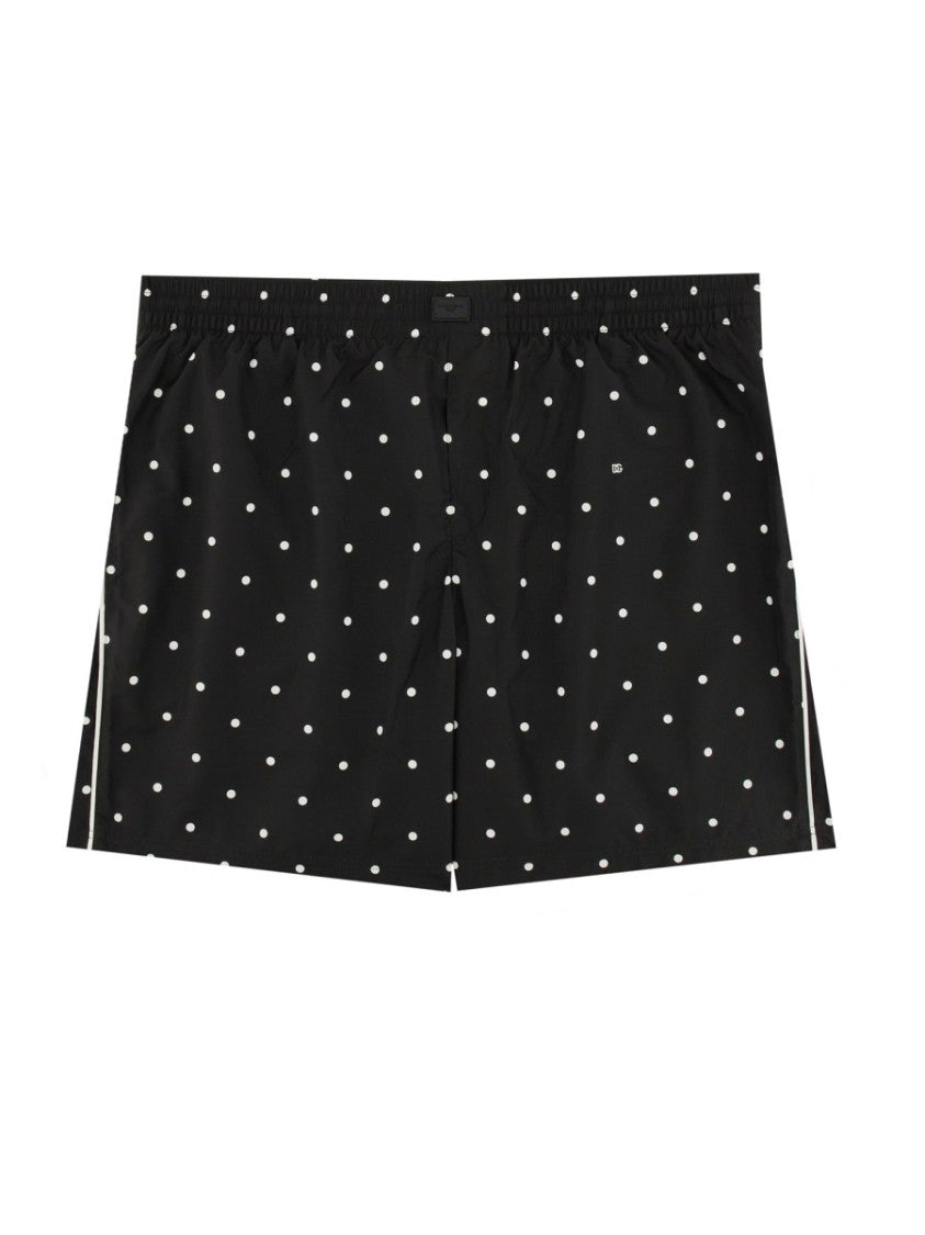 Dolce & Gabbana Polka Dot Print Swimsuit