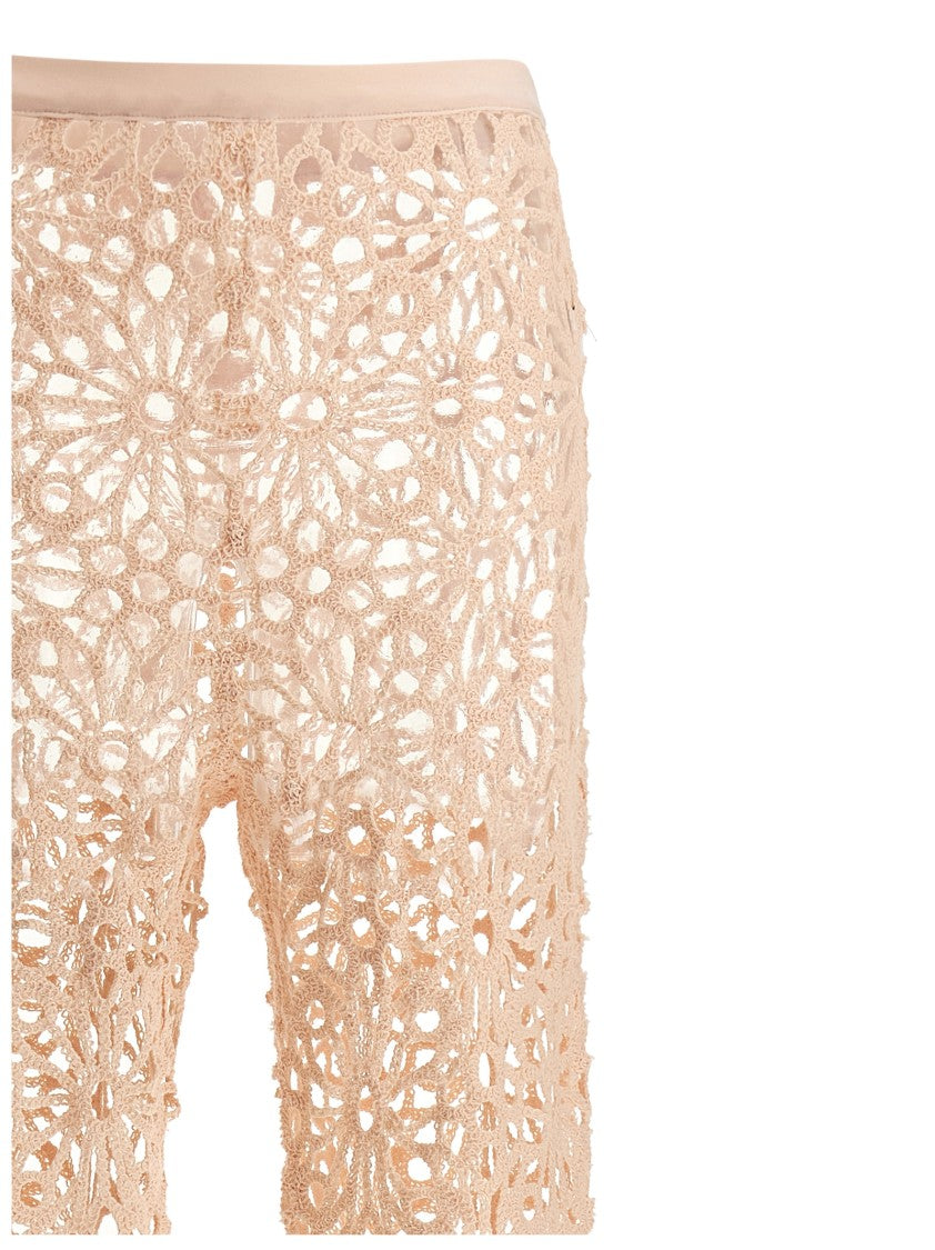 Norma Kamali 'Crochet' Pants