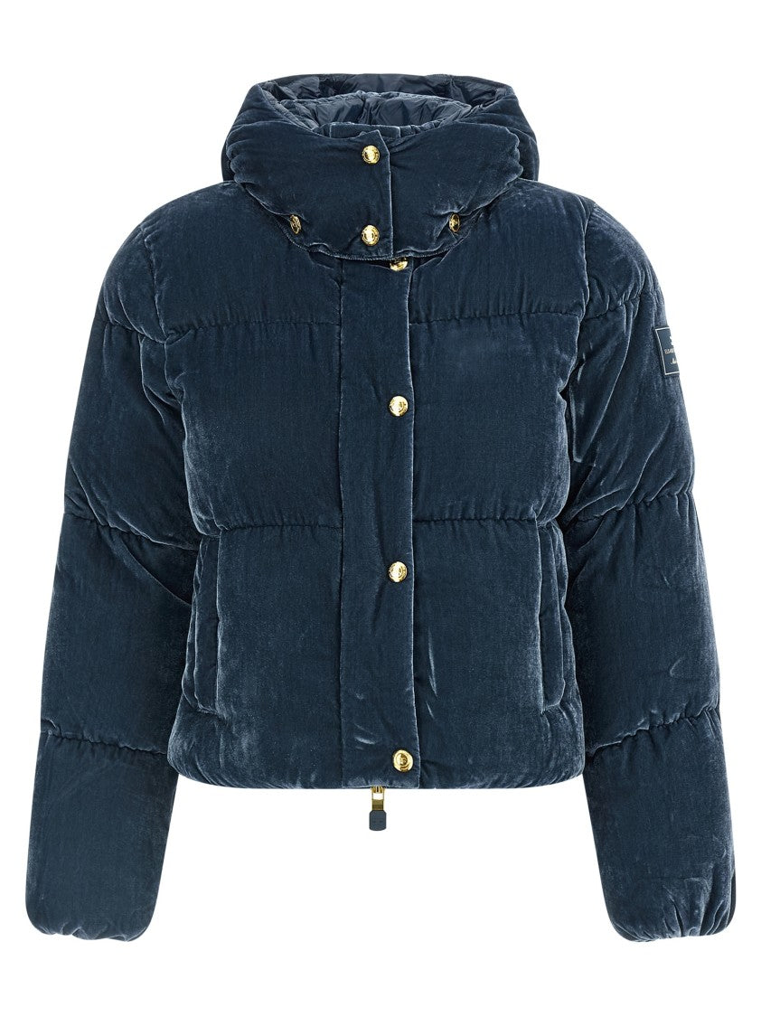 Elisabetta Franchi Velvet Down Jacket