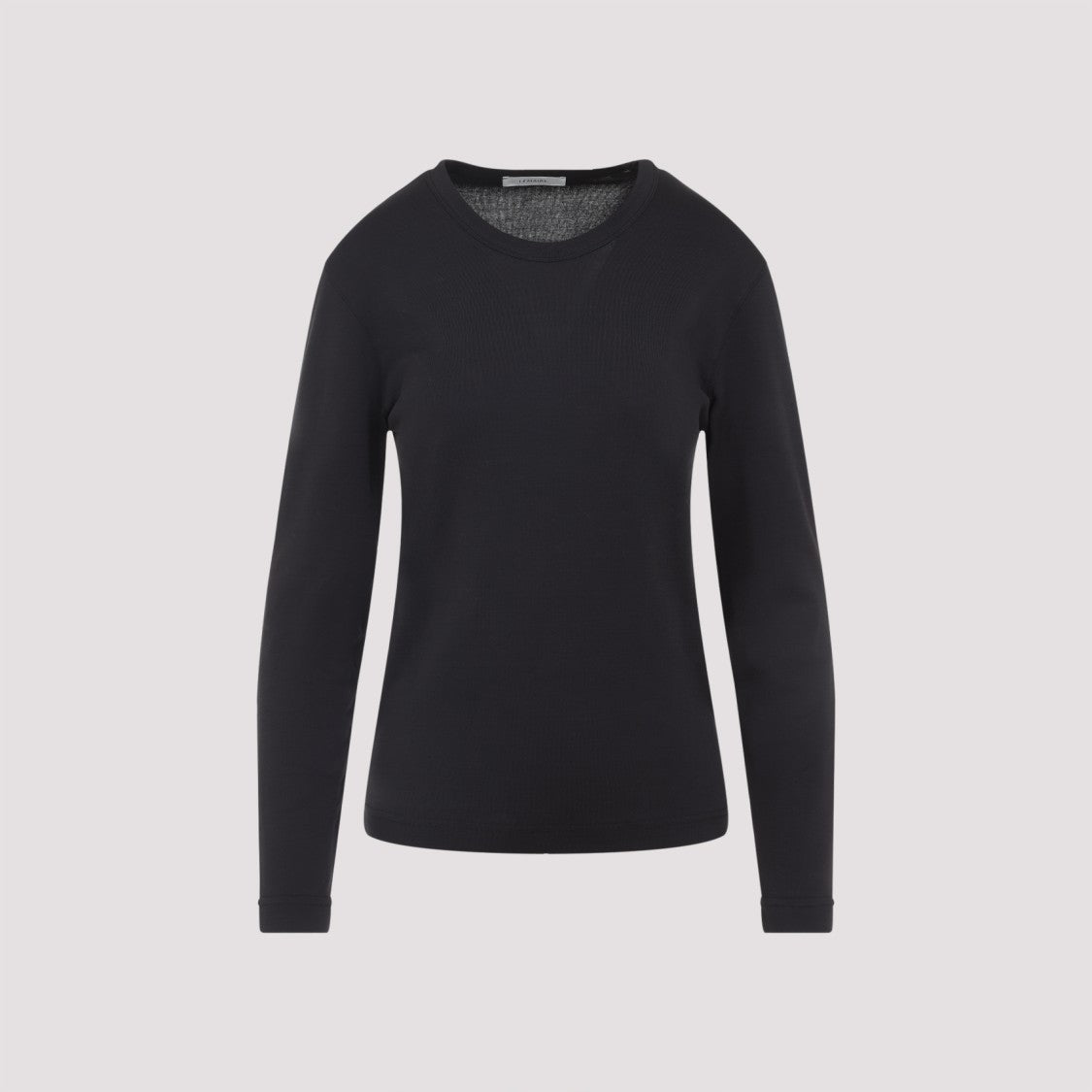 Lemaire Classic Black Long-Sleeved Cotton T-Shirt