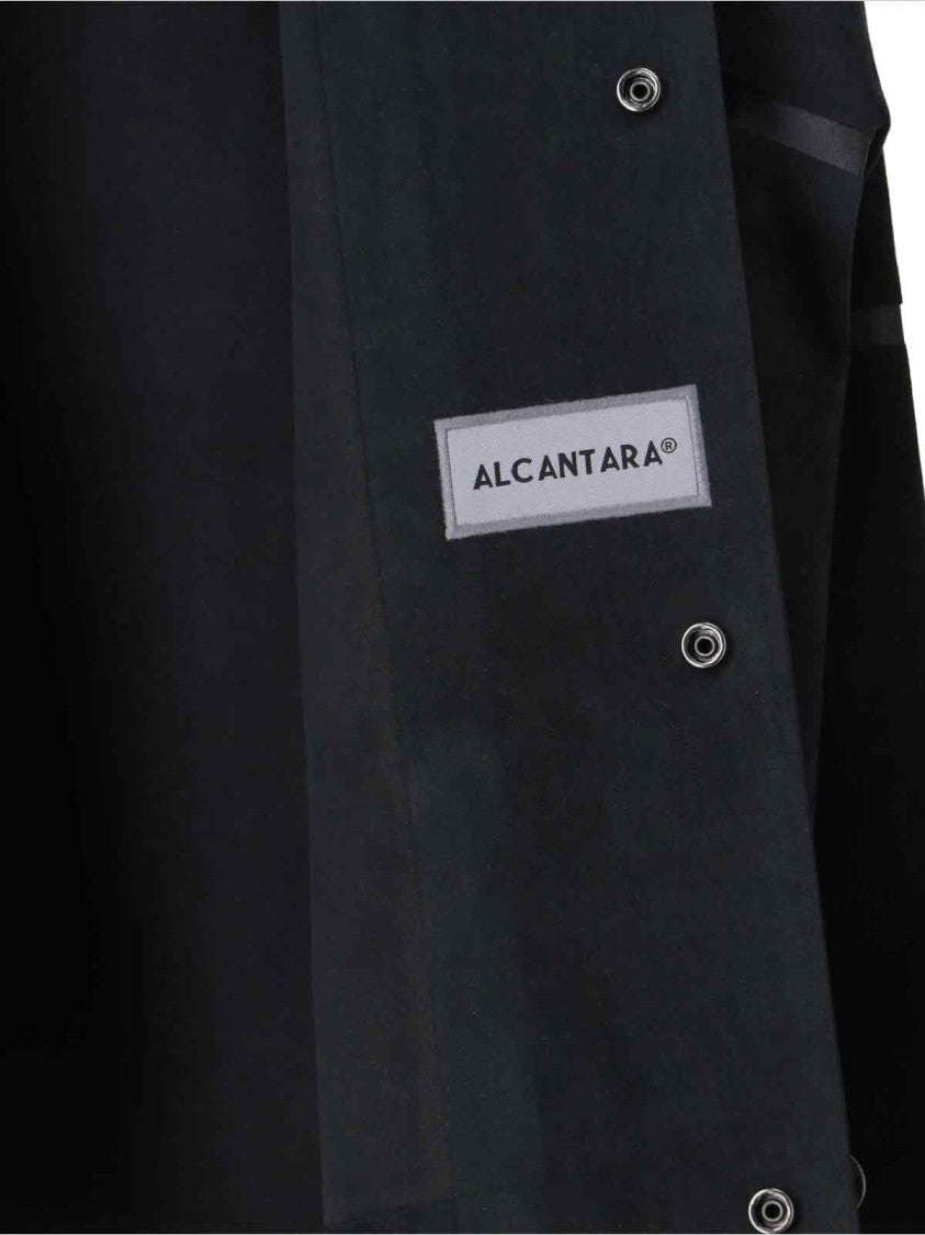Massimo Osti Studio Classic Black Shirt With Structured Collar And Button-Down Front