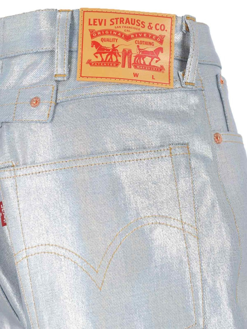 Junya Watanabe Metallic Jeans – Silver