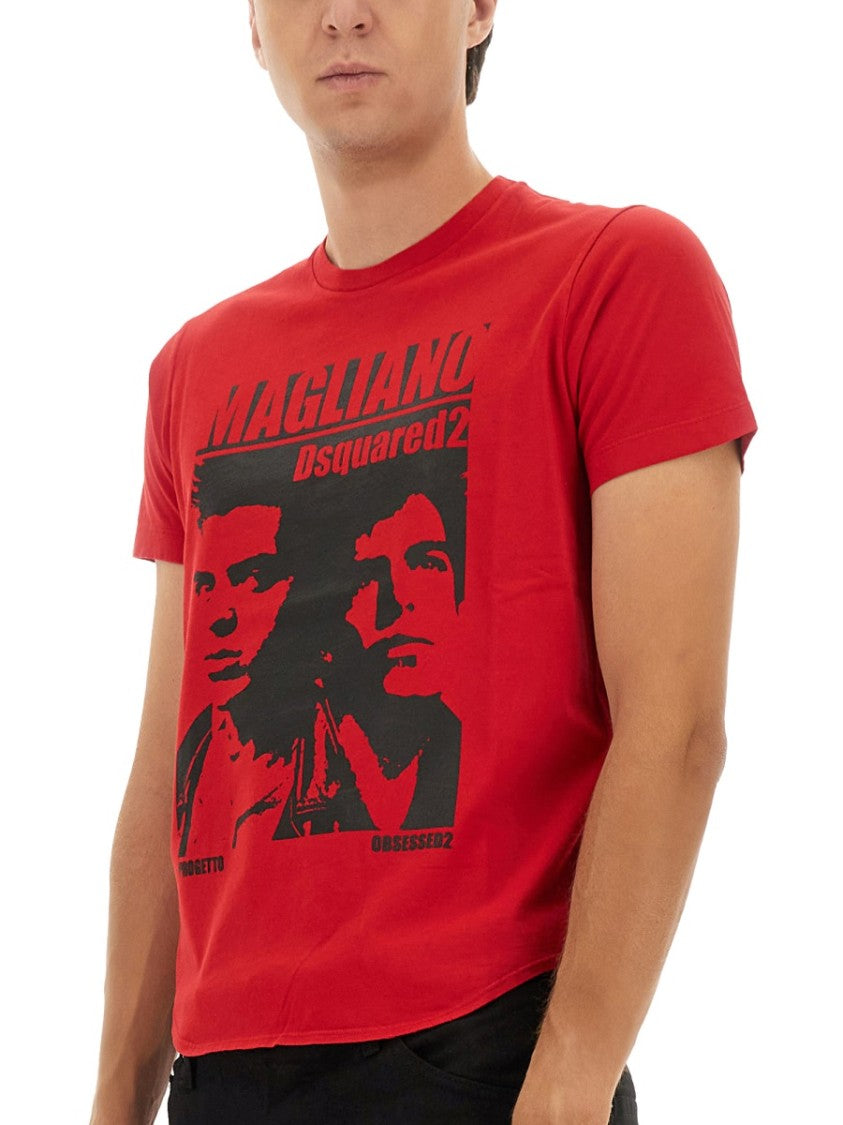 Dsquared2 Regular Fit Cotton T-Shirt